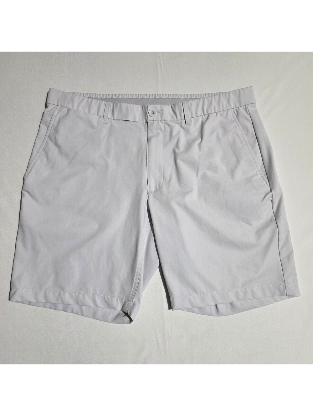 Holderness & Bourne Performance Golf Shorts Gray Stone Size 38 Signature Fit